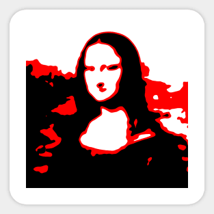 Moan Lisa Profile Sticker